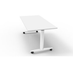 Mesa multifuncional batiente Taxi blanca 140 x 80 cm
