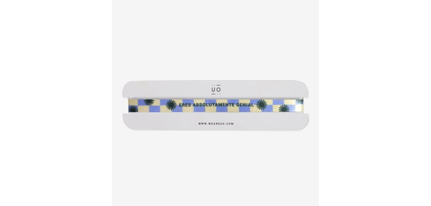 Pulsera de tela "Eres absolutamente genial"