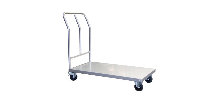 Chariot fixe inox 304 L 100 kg 1000 x 518 mm