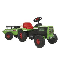 Tractor de juguete Mercedes Remolque 6V Injusa