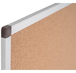 Ayda BioFusion Pizarra de corcho reciclado enmarcado en aluminio anodizado 90X120