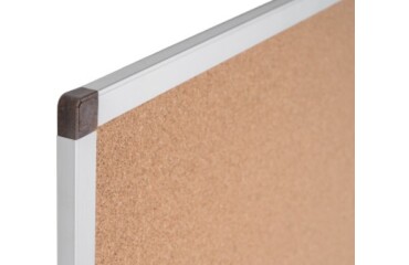 Ayda BioFusion Pizarra de corcho reciclado enmarcado en aluminio anodizado 90X120