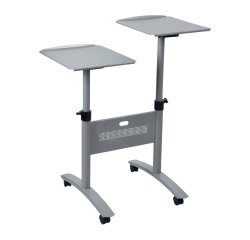 Mesa Nobo con ruedas para proyección multimedia - plataforma doble
