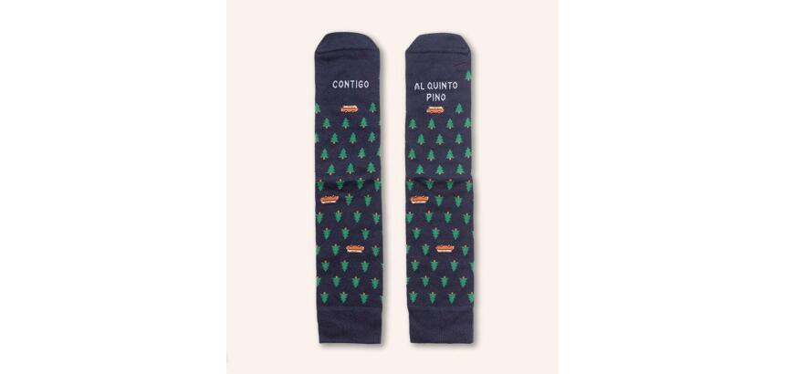 Calcetines "Contigo al quinto pino" Furgoneta talla 42-46
