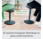 Taburete Active con asiento Comfort Leitz Ergo