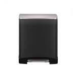 Pedal-Mülleimer für Mülltrennung E-Cube 10 + 9L