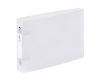 Classeur 2 anneaux plastifié Propysoft Viquel A5 – Dos de 3.5 cm incolore