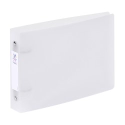 Classeur 2 anneaux plastifié Propysoft Viquel A5 – Dos de 3.5 cm incolore