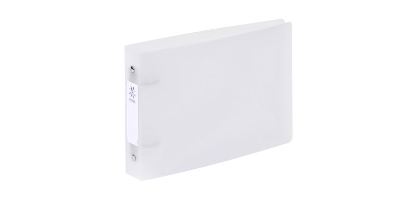 Classeur 2 anneaux plastifié Propysoft Viquel A5 – Dos de 3.5 cm incolore