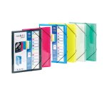 Trieur plastique personnalisable Viquel Propyglass 12 divisions - couleurs assorties translucides