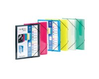 Trieur plastique personnalisable Viquel Propyglass 12 divisions - couleurs assorties translucides