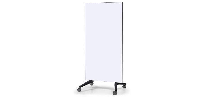 Legamaster tableau en verre mobile 90x175cm blanc