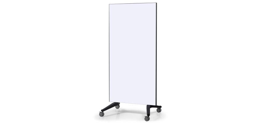 Legamaster tableau en verre mobile 90x175cm blanc