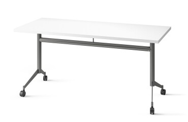 Table rabattable POLLY L.160 x P.70 cm Plateau Blanc