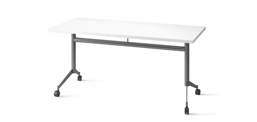 Foldable Table POLLY L.160 x W.70 cm White Top
