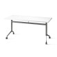 Table rabattable POLLY L.160 x P.70 cm Plateau Blanc