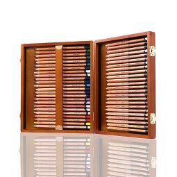 Caja de madera de 48 lápices Derwent Lightfast