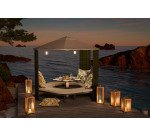 Kiosque transformable PENTA aluminium vert foret