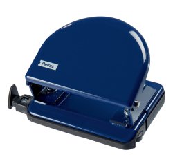 Clásico taladro metálico de oficina mod. 52 de Petrus - Azul