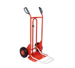 Diable pliant 250 kg bavette mixte poignées à garde roue increvable