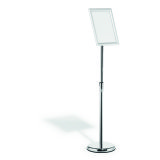 Support d’information sur pied avec cadre clipsable en aluminium A4