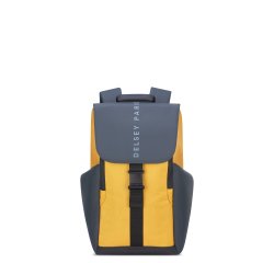Mochila para portátil 15" Securflap 1 compatimento protección PC Amarillo Delsey