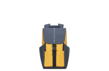 Mochila para portátil 15" Securflap 1 compatimento protección PC Amarillo Delsey