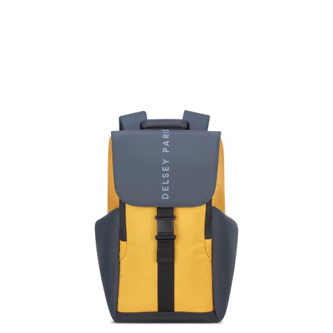 Mochila para portátil 15" Securflap 1 compatimento protección PC Amarillo Delsey