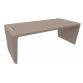 Bureau droit Direction Xennon finition placage bois L 190 cm