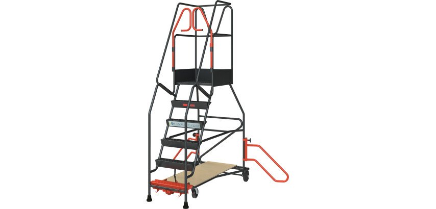 Escabeau à immobilisation automatique 6 marches 150 kg