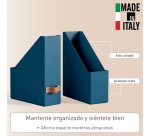 Revistero Leitz Puro, cartón 100% reciclado, pack de 2 - 10 - Azul