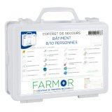 Coffret de secours Bâtiment 8/10 personnes