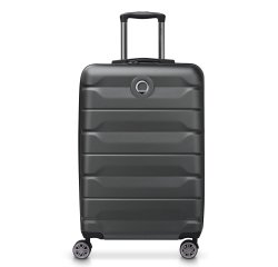 DELSEY Air Armour - Valise extensible 4 doubles roues  68 cm noire