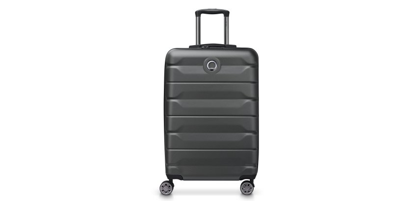 DELSEY Air Armour - Valise extensible 4 doubles roues  68 cm noire