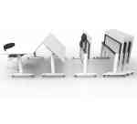 Mesa multifuncional batiente Taxi blanca 160 x 80 cm
