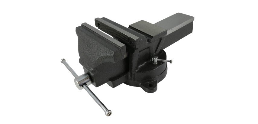 Étau en fonte 150 mm avec base tournante 360° et enclume Fischer Darex