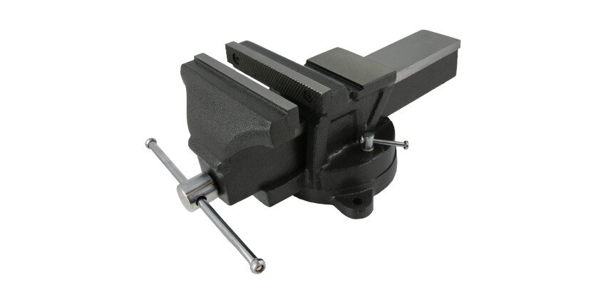 Étau en fonte 150 mm avec base tournante 360° et enclume Fischer Darex