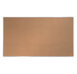 Tablero de anuncios de corcho de formato panorámico Nobo Impression Pro de 710x400 mm