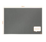 Tablero de anuncios de fieltro Nobo Impression Pro de 900x600 mm