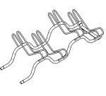 EXTENSION Support 4 vélos sur 2 niveaux SUIVANT à l'infini