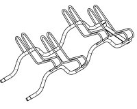 EXTENSION Support 4 vélos sur 2 niveaux SUIVANT à l'infini