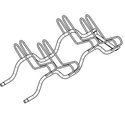 EXTENSION Support 4 vélos sur 2 niveaux SUIVANT à l'infini