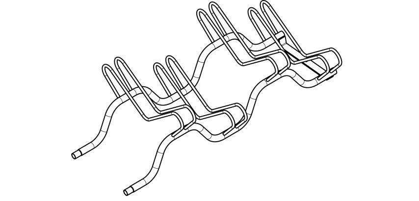 EXTENSION Support 4 vélos sur 2 niveaux SUIVANT à l'infini