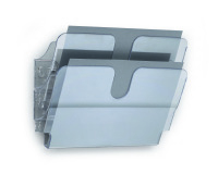 Trieur mural 2 cases Flexiplus Durable A4 paysage incolore