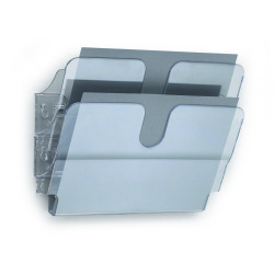 Trieur mural 2 cases Flexiplus Durable A4 paysage incolore