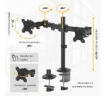 Brazo para monitor doble Reflex Series™ Fellowes