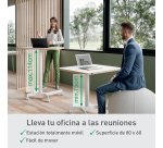 Escritorio de pie/sentado pequeño Leitz Ergo