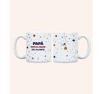 Taza "Papá, eres el mejor del planeta" 350ml, cerámica 
