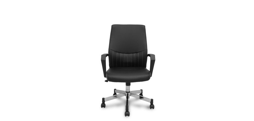 Fauteuil inclinable Opti520CB en similicuir noir