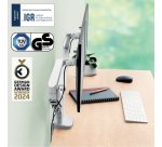 Brazo para dos monitores Leitz Ergo Space Saving
